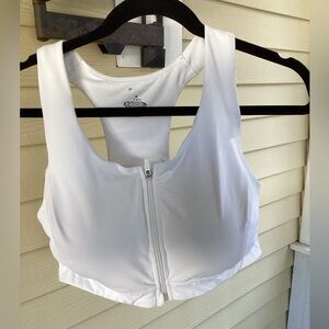 Tek Gear zip front sports bra, 2X